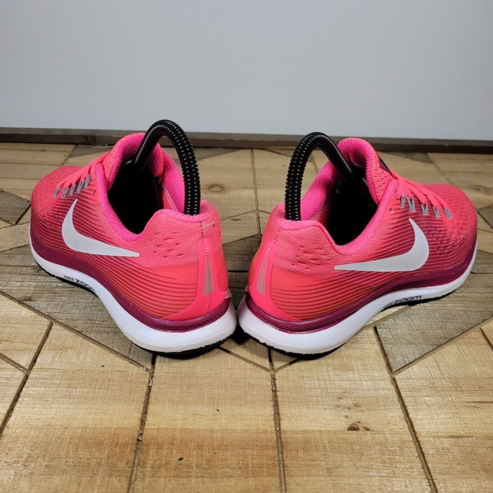 Nike Womens Air Zoom Pegasus 34 880560-605 Pink Running Shoes Sneakers Size 6 - Picture 5 of 9